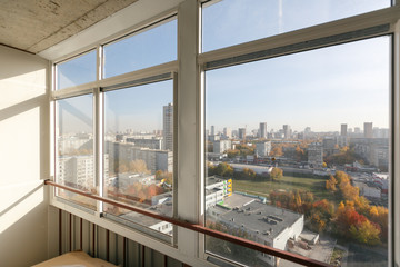 view from the balcony of the apartment building