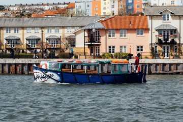 Bristol Harbour Ferry in Bristol Harbour