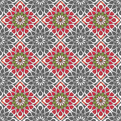 Seamless pattern. Vintage decorative elements