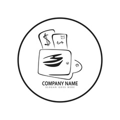 Wallet Icon in trendy flat style isolated on grey background. Wallet symbol for your web site design, logo, app, UI. Vector illustration, EPS10.