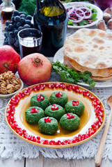 Spinach pkhali, a traditional Georgian cold starter