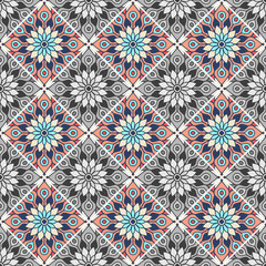 Seamless pattern. Vintage decorative elements