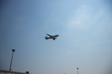 A beautiful view of Suvarnabhumi Airport in Bangkok, Thailand.