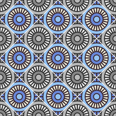 Seamless pattern. Vintage decorative elements