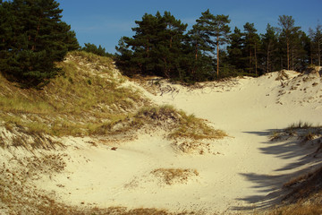 Plaża Lubiatowo Bałtyk piasek woda © Wito