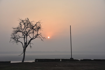 amanecer en Varanasi 