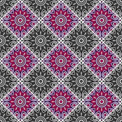 Seamless pattern. Vintage decorative elements