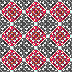 Seamless pattern. Vintage decorative elements