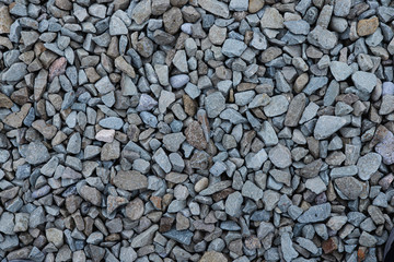 Texture of pebbles on the beach