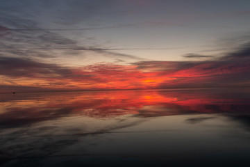 Sunrise over Lake Michigan 