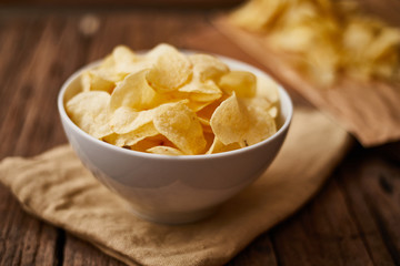 Potato chips for a tasty snack break.