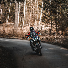 2020 Africa Twin Driving shot 4