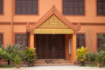 A beautiful view of buddhist temple at Siem Reap, Cambodia.