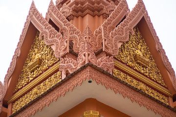 A beautiful view of buddhist temple at Siem Reap, Cambodia.