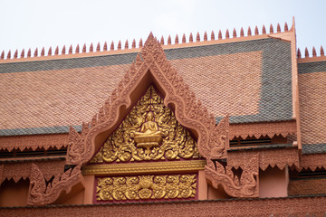A beautiful view of buddhist temple at Siem Reap, Cambodia.