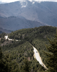 Hiking at Mt. Mitchell, North Carolina