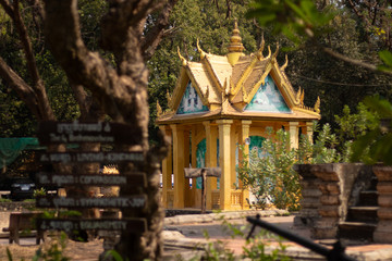 A beautiful view of buddhis temple at Siem Reap, Cambodia.