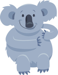 Illustration of koala, with white background vector