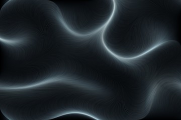 Abstract Flowing Blue Lines Background