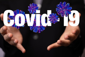 Coronavirus abstract background. Medical Genetics Bacteriological Microorganism..