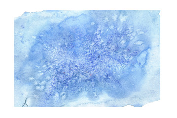 watercolor blue spot background with streaks