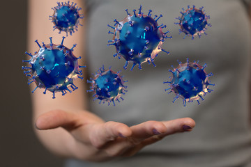Corona Virus Healthcare Concept. Coronavirus protection Pandemic Sars Fever.