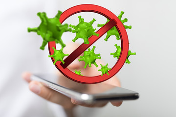 Corona Virus Healthcare Concept. Coronavirus protection Pandemic Sars Fever.