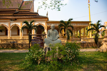 A beautiful view of buddhist temple at Siem Reap, Cambodia.