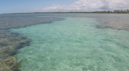 Porto de Pedras / Alagoas / Brazil. March, 01,2020. Natural pools on Patacho beach.