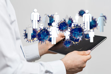 a Concept of 3d virus quarantine.
