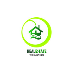 Home real estate logo icon vector