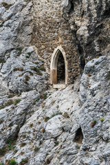 The ruins of Devin Castle Bratislava, Slovakia, Europe.
