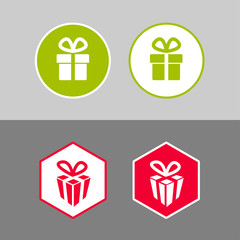 Gift vector icon