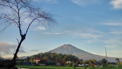 mt Sumbing in Temanggung, central java, indonesia.
