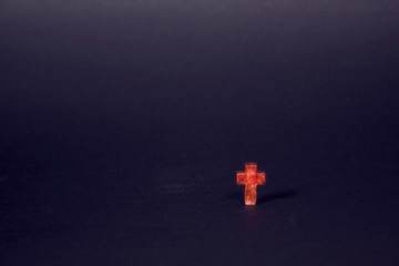 small wooden cross