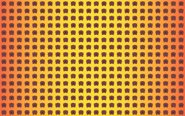 Funny cute cartoon background