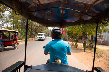 A beautiful view of Siem Reap city at Cambodia.