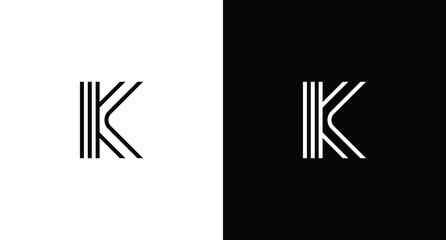 K logo template vector concept