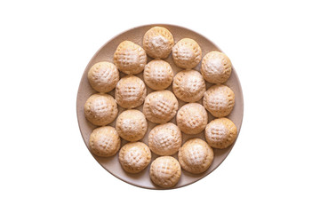 Isolated Egyptian cookies 