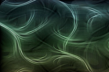 Energetic Abstract Split Flowing Green & Blue Lines Background