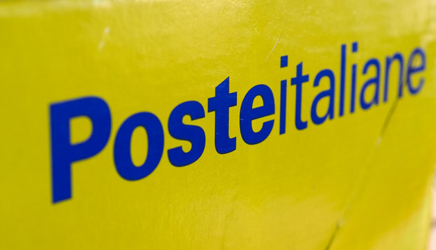 Poste Italiane (Italian mail) sign