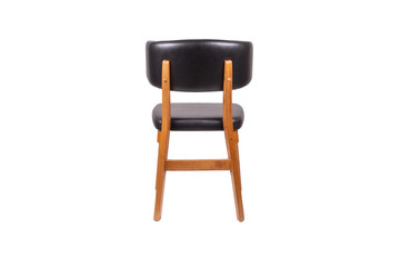 wooden chair isolated on white