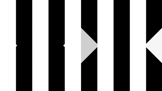 Optical 3d rendering of rows of straight and parallel lines alternating and changing directions with spheres, hexagons, circles multiplying in a center.