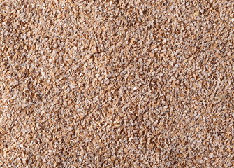 Integral spelt bran background and texture