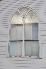 window in the old building