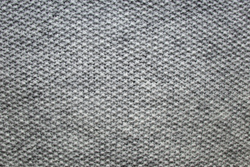 Abstract monochrome grey knitted texture