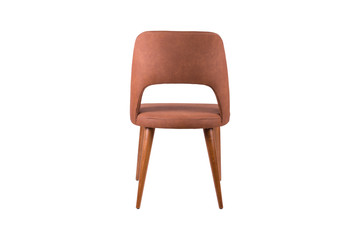 Fototapeta premium wooden chair isolated on white