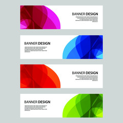 Vector Abstract banner web template