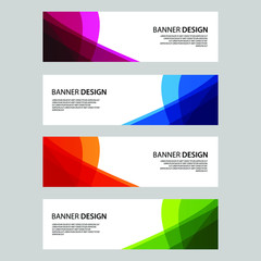 Vector Abstract banner web template