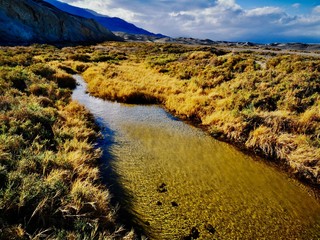 ruisseau dans la death valley